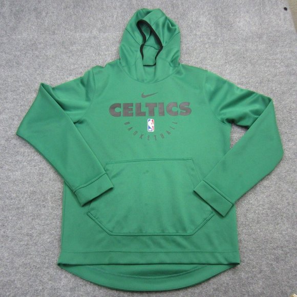 Nike Other - Boston Celtics Nike Hoodie Mens Medium Green Dri-Fit Pullover Basketball NBA